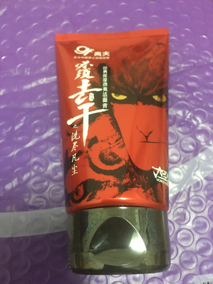 高夫经典保湿劲爽洁面膏120g（洗面奶男 补水保湿 护肤化妆品）怎么样，好用吗，口碑，心得，评价，试用报告,第2张