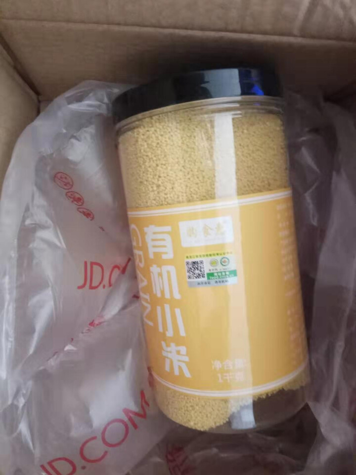 购食惠 有机 黄小米 2斤装1000g（五谷 杂粮 小黄米 无添加 月子粥 粗粮 小米粥）怎么样，好用吗，口碑，心得，评价，试用报告,第3张