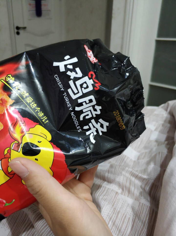 耶米熊 火鸡脆条75g 休闲零食膨化小吃脆条薯条休闲零食小吃 薯条虾条 香辣味怎么样，好用吗，口碑，心得，评价，试用报告,第3张