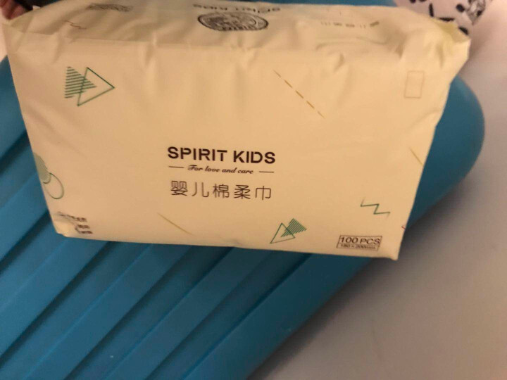 Spirit Kids 婴儿棉柔巾干湿两用新生儿湿巾宝宝纯手口护理 单包（18*20cm）怎么样，好用吗，口碑，心得，评价，试用报告,第2张