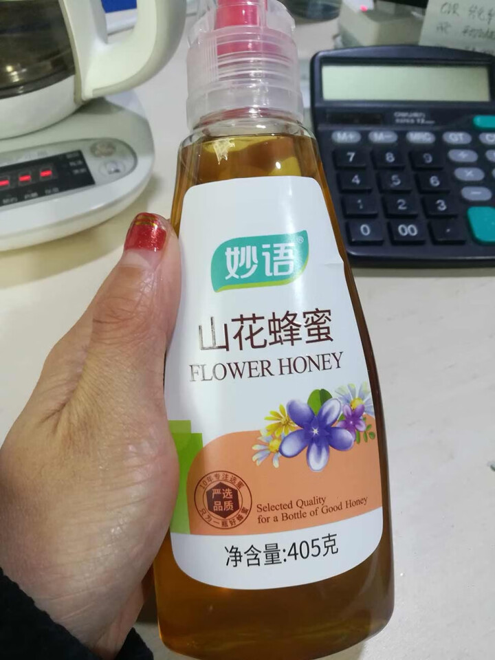 妙语（MiuYo）纯净天然农家自产土取蜂蜜 山花405g*1瓶怎么样，好用吗，口碑，心得，评价，试用报告,第2张