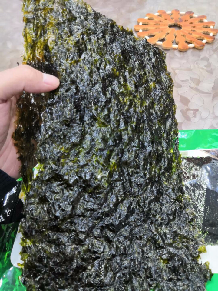 韩国进口 天晓海女海苔紫菜 儿童即食海苔脆片休闲零食大片装25g 竹盐味怎么样，好用吗，口碑，心得，评价，试用报告,第2张