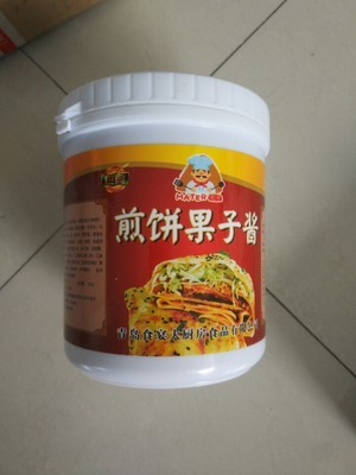 【正宗】煎饼果子专用酱 1kg 山东煎饼秘制酱料手抓饼香辣刷酱批发包邮 1桶（1kg）怎么样，好用吗，口碑，心得，评价，试用报告,第2张