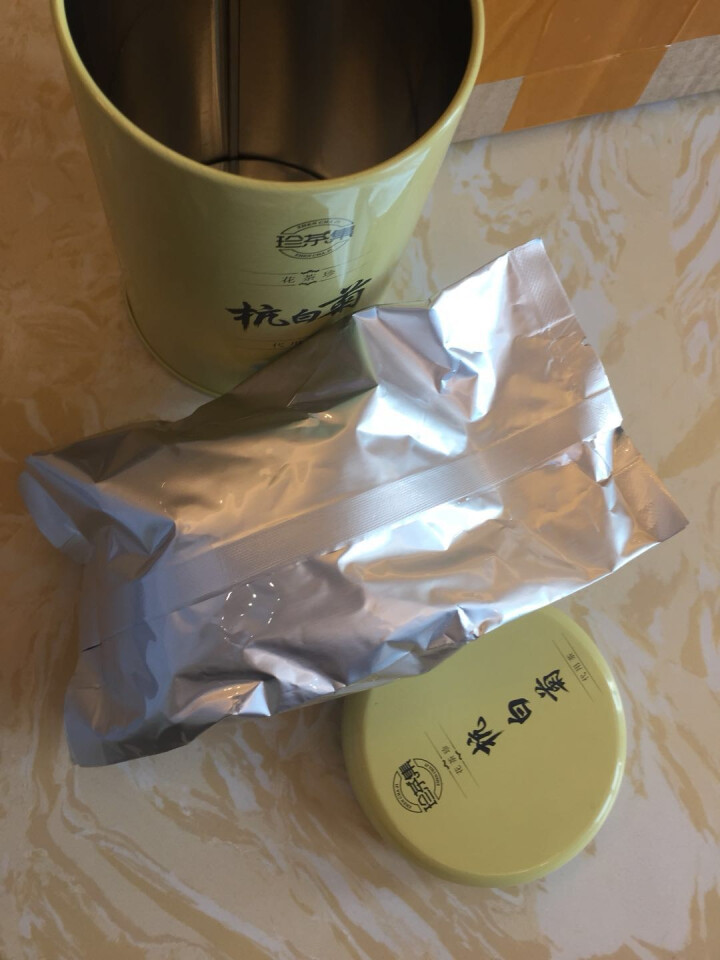 [买一送一]珍茶集 杭白菊菊花茶 桐乡胎菊特级去火茶去肝火清火养生凉茶花草茶可搭配绿茶金银花枸杞罐装怎么样，好用吗，口碑，心得，评价，试用报告,第4张