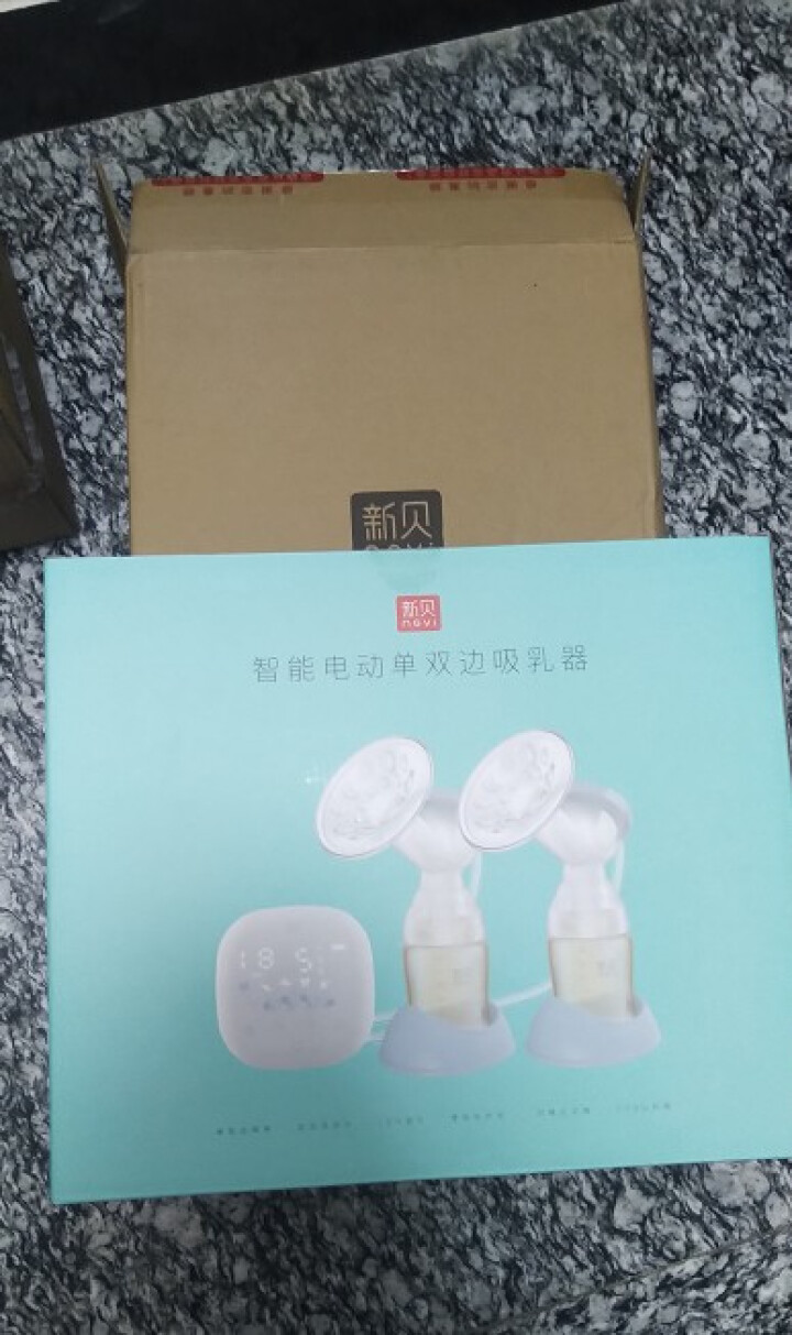 新贝双边电动吸奶器静音吸力大双边吸奶器吸乳器拔奶器电动挤奶器8754怎么样，好用吗，口碑，心得，评价，试用报告,第2张