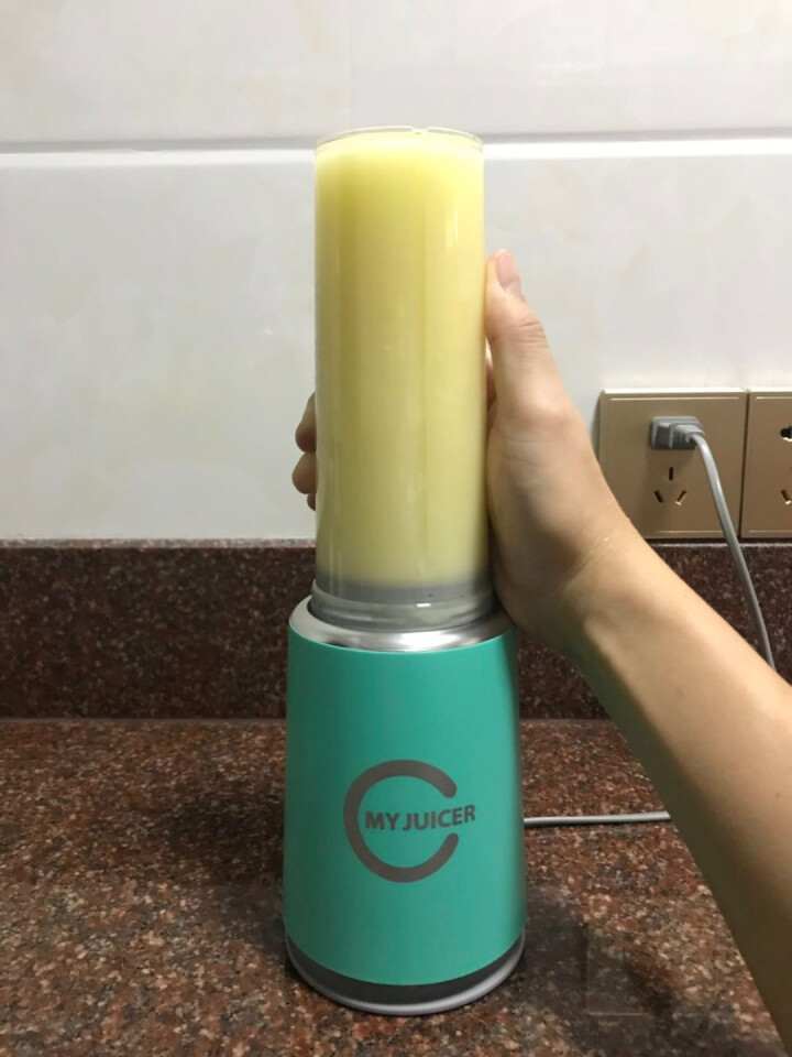 ErgoCHEF迷你榨汁机便携家用水果机搅拌杯my juicer果汁机 奶油绿怎么样，好用吗，口碑，心得，评价，试用报告,第5张