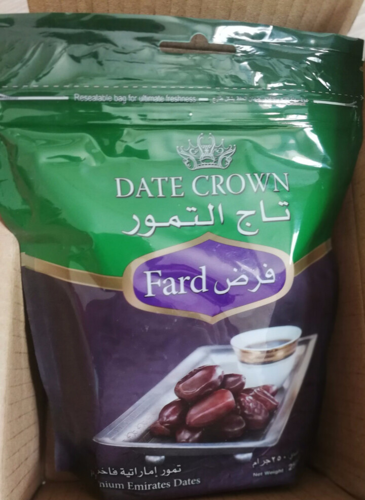 阿联酋进口Date Crown皇冠椰枣干果蜜饯果脯果干 Fard系列 椰枣250g怎么样，好用吗，口碑，心得，评价，试用报告,第2张