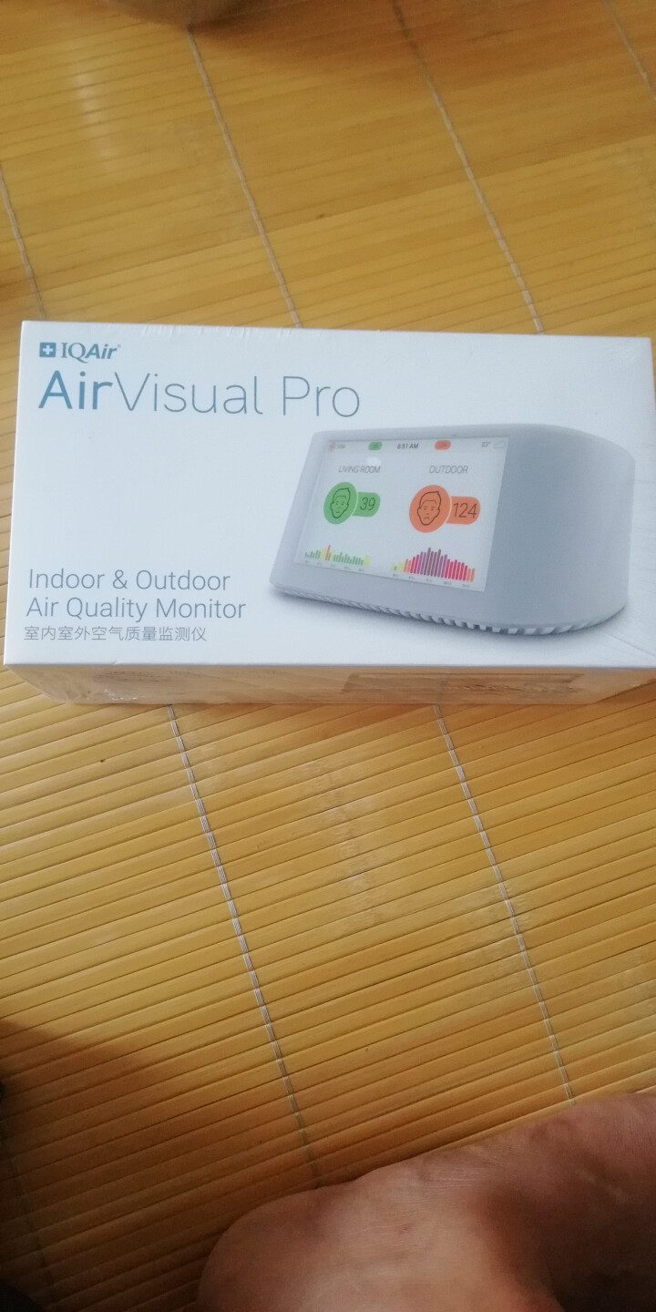 IQAir AURA AirVisual Pro 室内室外 空气质量监测仪 家用空气检测仪 雾霾监测仪 PM2.5 霾表怎么样，好用吗，口碑，心得，评价，试用报,第2张