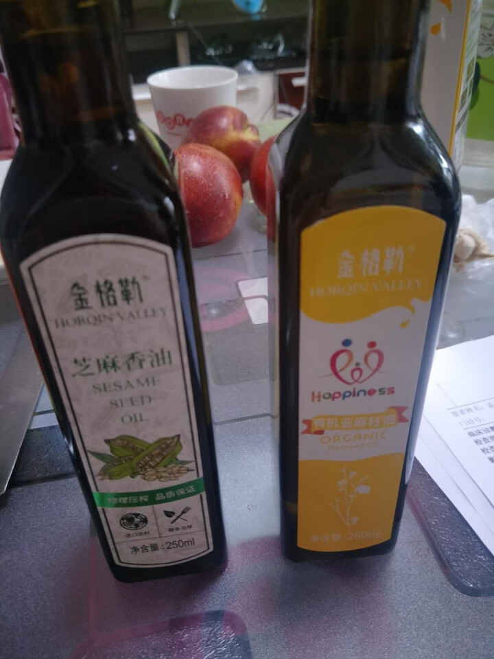 金格勒 有机亚麻籽油食用油 胡麻油月子油 内蒙亚麻酸冷榨 盒装250ml 包邮 单瓶怎么样，好用吗，口碑，心得，评价，试用报告,第2张