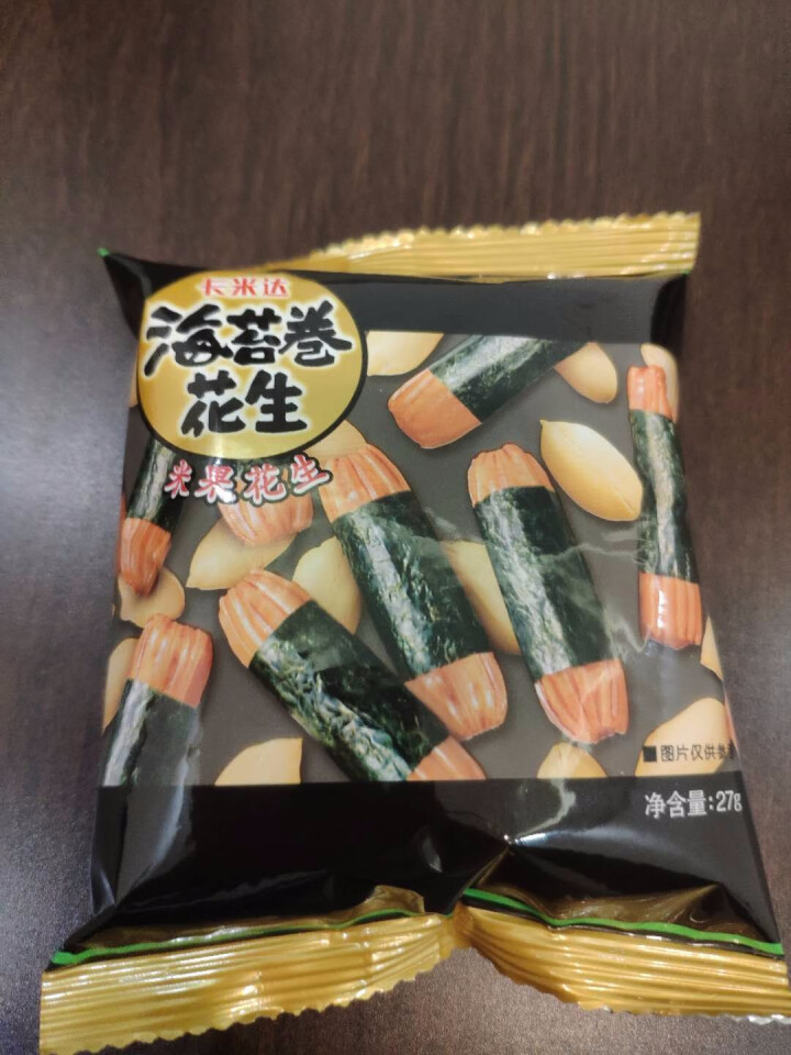 卡米达龟田日式海苔卷花生休闲零食ktv酒吧膨化食品 四袋装 108g怎么样，好用吗，口碑，心得，评价，试用报告,第4张