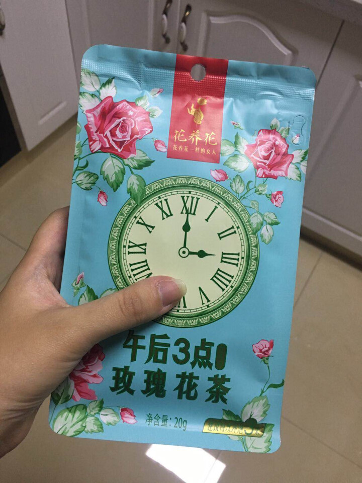 花养花 玫瑰花茶大朵烘干无硫特级平阴玫瑰茶大朵花冠袋装花草茶花茶 玫瑰花茶20g怎么样，好用吗，口碑，心得，评价，试用报告,第2张