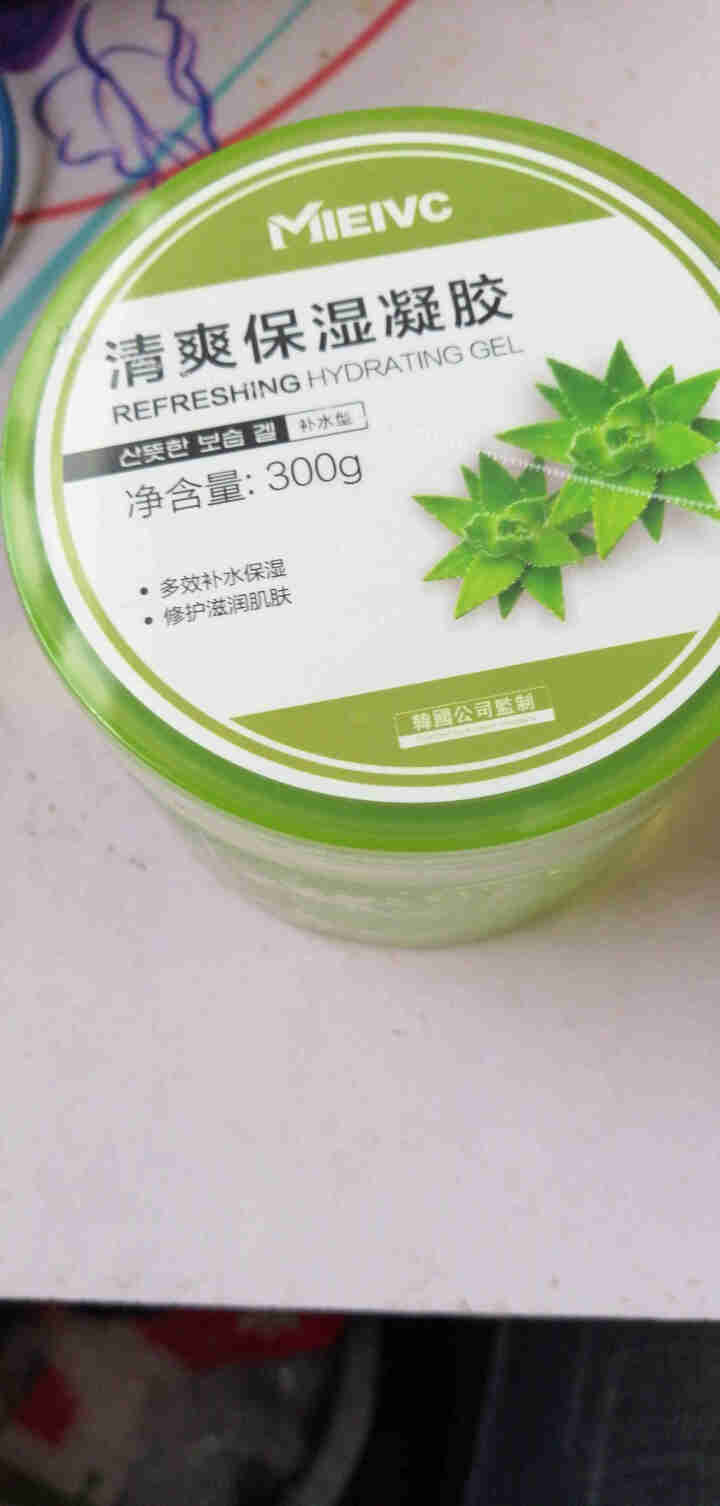 MIEIVC/米薇可 洁爽保湿凝胶补水型300g  补水保湿舒缓晒后修复祛痘淡印细致毛孔怎么样，好用吗，口碑，心得，评价，试用报告,第2张