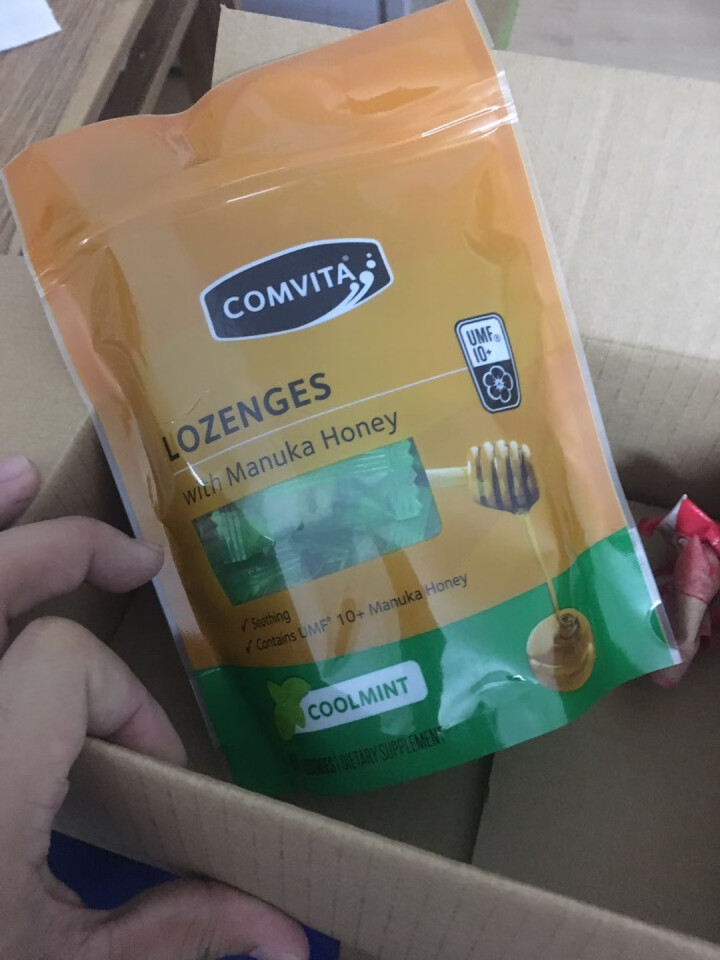 康维他（comvita）麦卢卡蜂蜜糖40粒 润喉糖 新西兰进口糖果 【薄荷味】怎么样，好用吗，口碑，心得，评价，试用报告,第2张