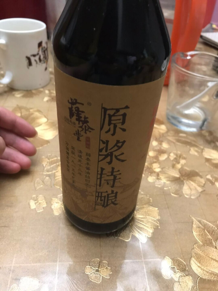 薛泰丰 特级生抽酱油 零添加 非转基因 古法晒制 健康食用调味凉拌孕妇儿童可食用 【原浆特酿】生抽500ML怎么样，好用吗，口碑，心得，评价，试用报告,第2张