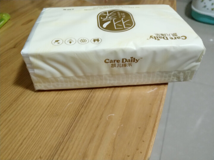 凯儿得乐（care daily） 羽柔软抽纸巾 家用婴儿护肤柔纸巾 抽纸巾【120抽/包】 1包装怎么样，好用吗，口碑，心得，评价，试用报告,第4张