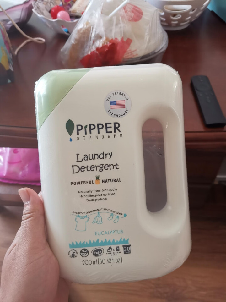 PIPPER 洗衣液尤加利香 900ml 婴儿洗衣液 植物酵素 尤加利香型怎么样，好用吗，口碑，心得，评价，试用报告,第2张