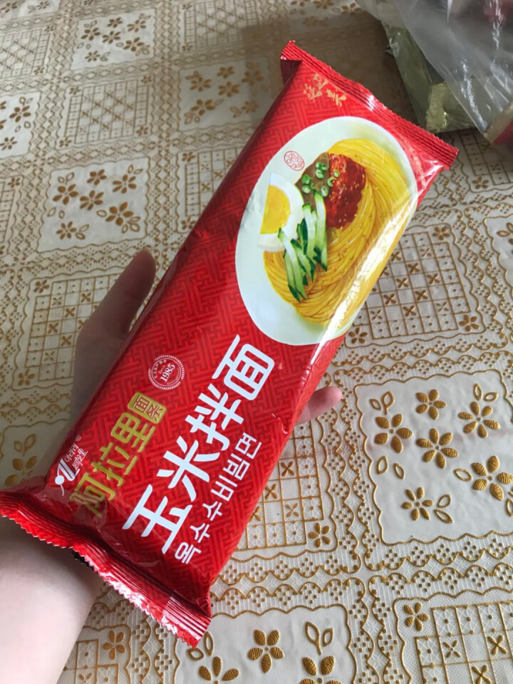 阿拉里玉米面条 朝鲜族特色拌面 方便速食带调料 183g*1袋怎么样，好用吗，口碑，心得，评价，试用报告,第6张