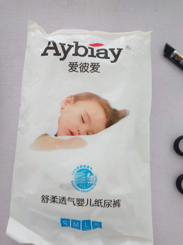 爱彼爱(Aybiay)纸尿裤L码60片婴儿尿不湿大码超薄透气男女宝宝S/M/L/XL/XXL拉拉裤 L码2片便携装怎么样，好用吗，口碑，心得，评价，试用报告,第4张