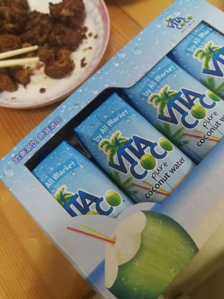 唯他可可（Vita Coco）天然椰子水进口NFC果汁饮料330ml*4瓶怎么样，好用吗，口碑，心得，评价，试用报告,第3张