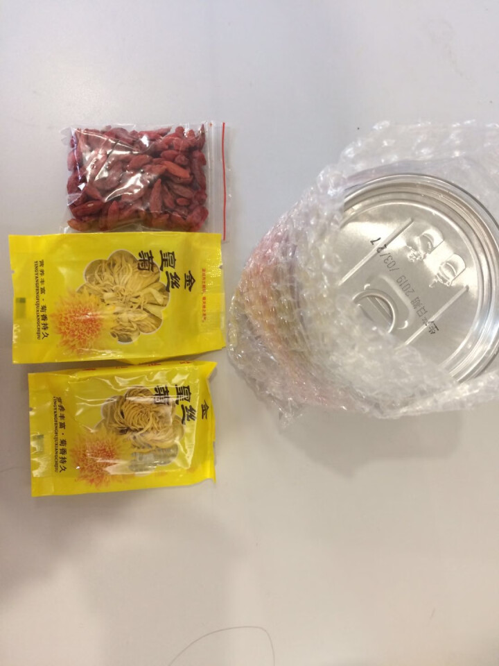 优盛新农 买2送1 金边玫瑰花茶 重瓣红玫瑰 玫云南瑰茶花草茶干 玫瑰花蕾买1送枸杞怎么样，好用吗，口碑，心得，评价，试用报告,第2张