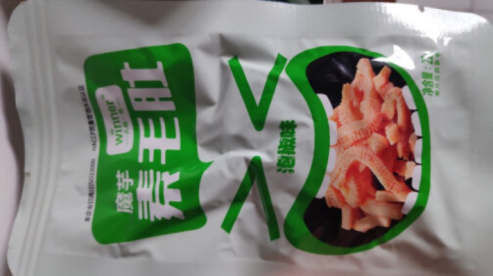 人高一等魔芋素毛肚泡椒味火锅味22g*20包 休闲食品面筋辣条魔芋爽 泡椒味怎么样，好用吗，口碑，心得，评价，试用报告,第4张