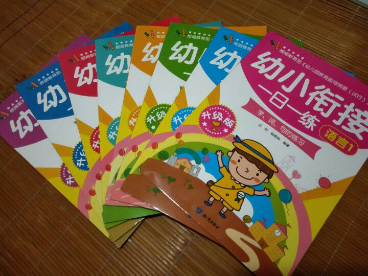 幼小衔接一日一练（套装全8册）幼儿儿童图书 幼儿园学前班幼升小学前教育一日一练 拼音数学识字儿童书籍怎么样，好用吗，口碑，心得，评价，试用报告,第2张