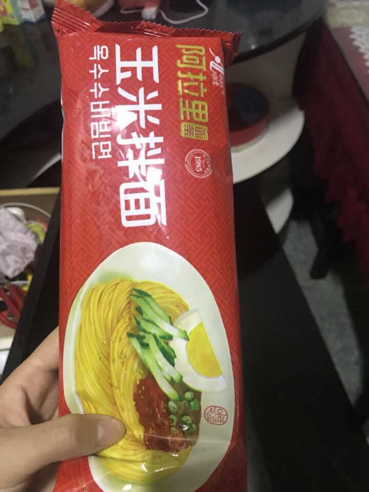 阿拉里玉米面条 朝鲜族特色拌面 方便速食带调料 183g*1袋怎么样，好用吗，口碑，心得，评价，试用报告,第3张