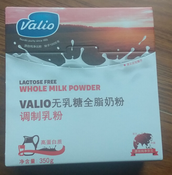 芬兰进口奶粉蔚优Valio零乳糖全脂奶粉成人350g盒装怎么样，好用吗，口碑，心得，评价，试用报告,第2张