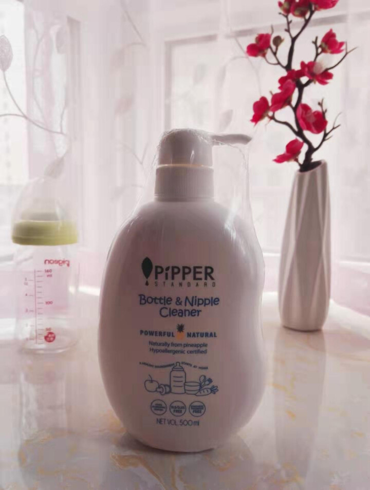 PIPPER 奶瓶奶嘴清洁剂 500ml 植物酵素 清洁剂奶瓶怎么样，好用吗，口碑，心得，评价，试用报告,第2张