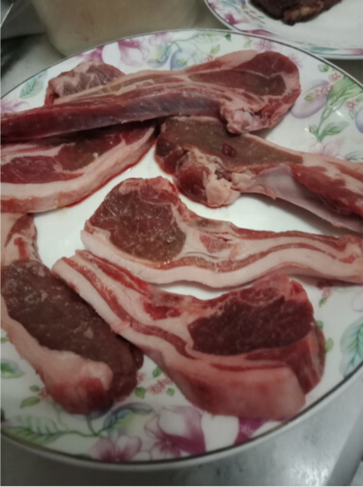 三利飞 内蒙羊肉  烤肉食材 煎炸  室内烧烤 羊排生鲜 蝴蝶排500g怎么样，好用吗，口碑，心得，评价，试用报告,第3张