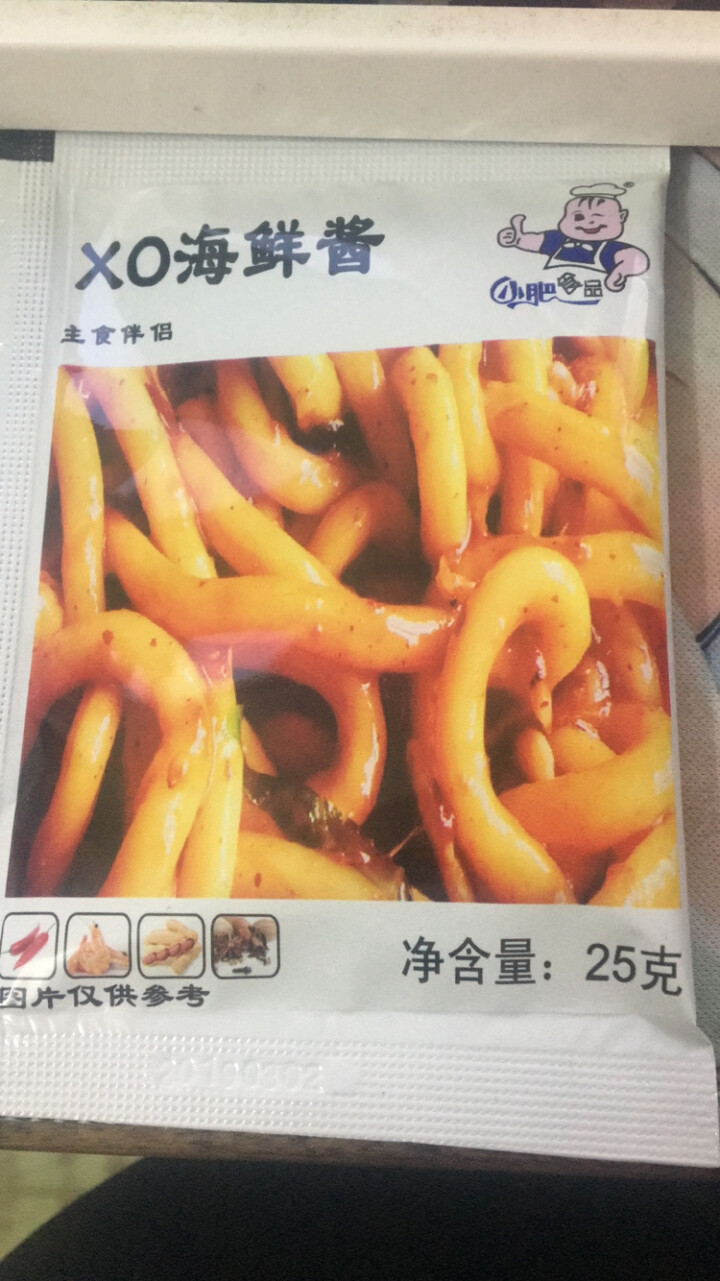 小肥拌饭25g*20袋XO海鲜酱重庆小面酱拌面酱料包小包装香辣麻辣味袋装 25g重庆小面+XO海鲜酱各一袋怎么样，好用吗，口碑，心得，评价，试用报告,第3张