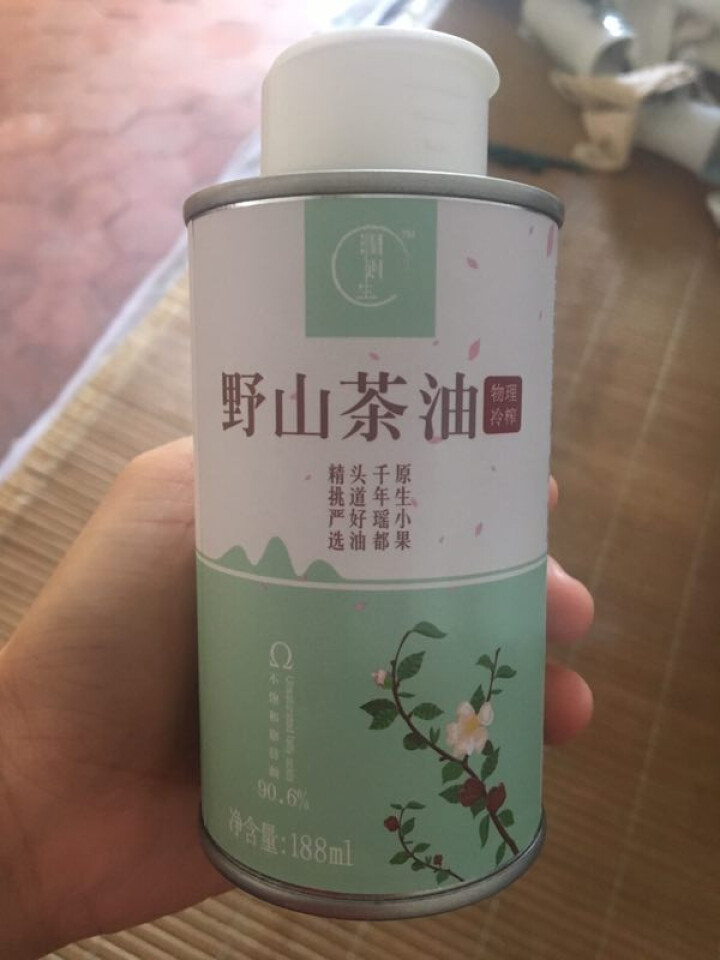 润则生野山茶籽油护肤油一级冷压榨纯正山茶油188ml茶油食用外涂怎么样，好用吗，口碑，心得，评价，试用报告,第4张