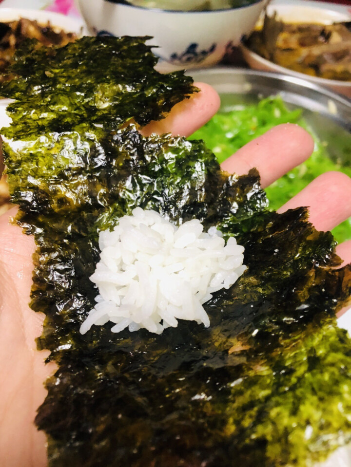 韩国进口 天晓海女海苔紫菜 儿童即食海苔脆片休闲零食大片装25g 竹盐味怎么样，好用吗，口碑，心得，评价，试用报告,第4张