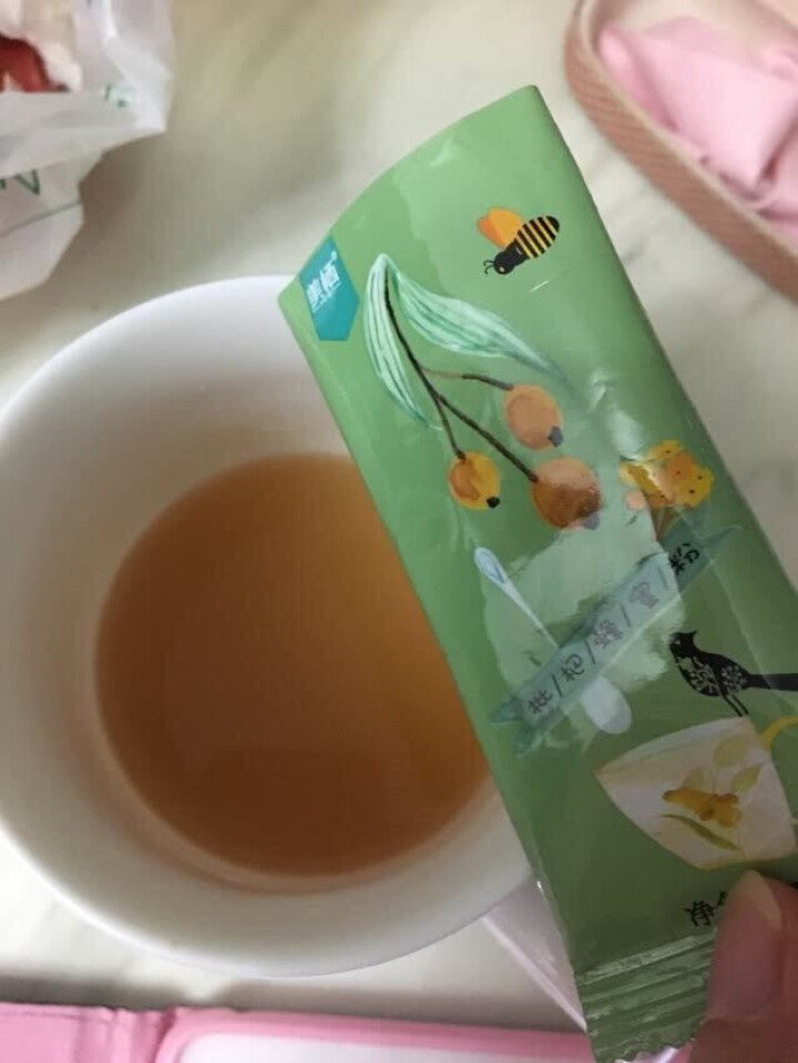 白枇杷花茶蜂蜜粉 蜂蜜果味茶 宁波特产 教师节中秋节礼物 京东派送 10g单包怎么样，好用吗，口碑，心得，评价，试用报告,第4张