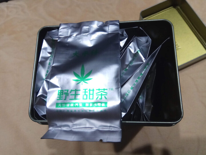 大参林 广西金秀大瑶山野生天然无糖甜茶130G罐 1罐怎么样，好用吗，口碑，心得，评价，试用报告,第4张