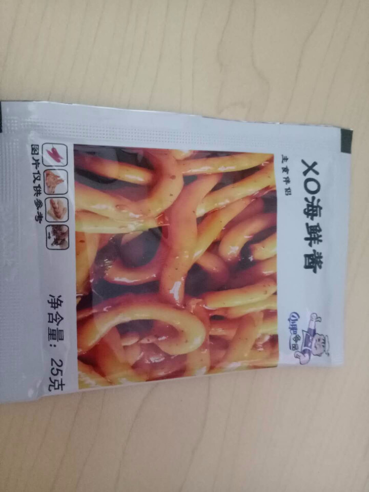 小肥拌饭25g*20袋XO海鲜酱重庆小面酱拌面酱料包小包装香辣麻辣味袋装 25g重庆小面+XO海鲜酱各一袋怎么样，好用吗，口碑，心得，评价，试用报告,第2张