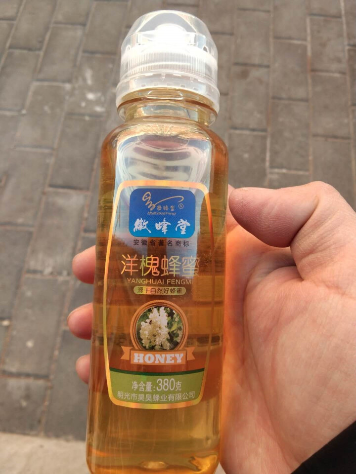 徽蜂堂洋槐蜜七天成熟蜜自然蜂制品农家花蜜适冲饮 380g挤压式瓶装蜂蜜42波美度自然土蜂蜜全国包邮 水白色怎么样，好用吗，口碑，心得，评价，试用报告,第4张