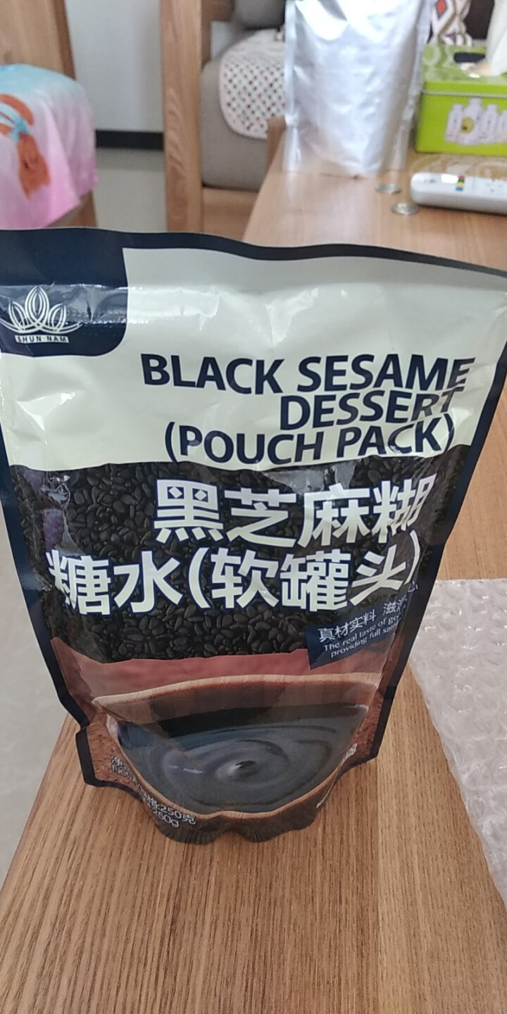 顺南牌糖水即食热食冻食黑芝麻糊陈皮红豆沙杏仁核桃糊甜品250G 黑芝麻糊怎么样，好用吗，口碑，心得，评价，试用报告,第3张