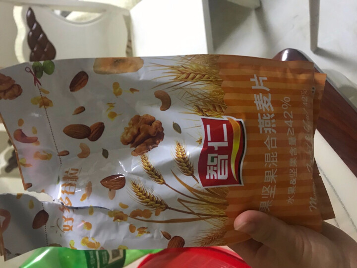 智仁 水果燕麦片500g袋装 即食干吃休闲零食非无糖早餐麦片粥怎么样，好用吗，口碑，心得，评价，试用报告,第2张