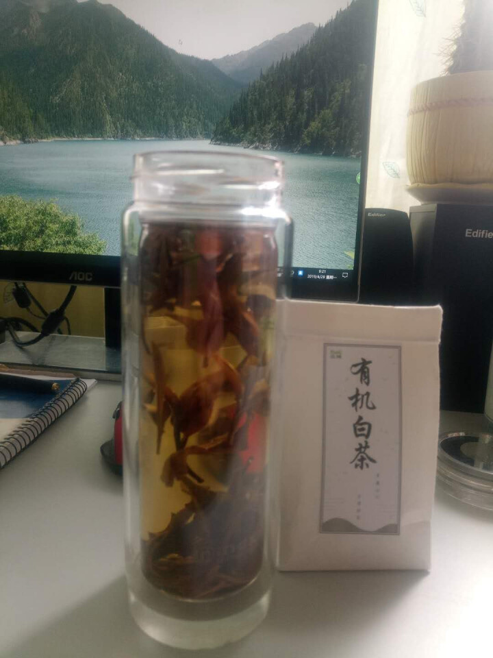 品雅 福鼎白茶 有机寿眉茶叶散茶正宗福建白茶原料100克（50g*2罐）礼盒装 产地精选 7克 样品试喝装怎么样，好用吗，口碑，心得，评价，试用报告,第4张