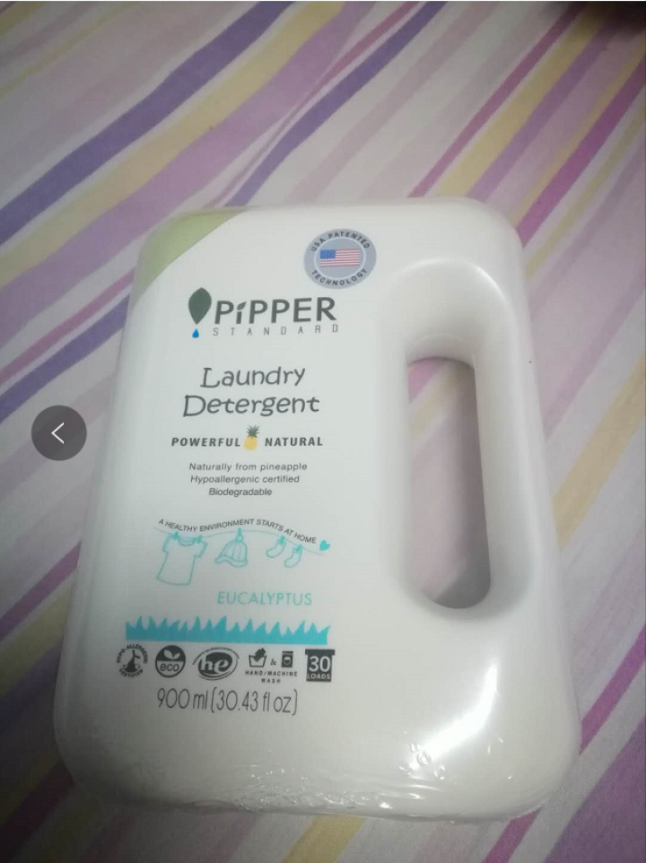 PIPPER 洗衣液尤加利香 900ml 婴儿洗衣液 植物酵素 尤加利香型怎么样，好用吗，口碑，心得，评价，试用报告,第3张