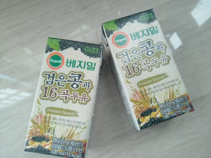 【韩国进口】倍吉美尔16谷物黑豆豆奶营养豆乳 190ml*2（体验装）怎么样，好用吗，口碑，心得，评价，试用报告,第3张