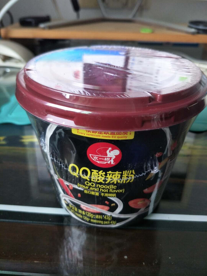 京一根 酸辣粉 速食粉丝方便食品 桶装零食 163g/桶 QQ酸辣粉 1桶怎么样，好用吗，口碑，心得，评价，试用报告,第2张