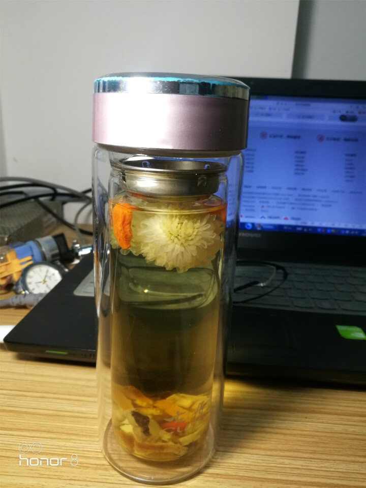 鲜萌花草茶 她说茯苓菊花茶 茯苓祛湿茶枸杞陈皮甘草菊花茶养生五宝茶 去除湿气组合花茶男女 12袋/盒 她说—茯苓菊花茶怎么样，好用吗，口碑，心得，评价，试用报告,第4张