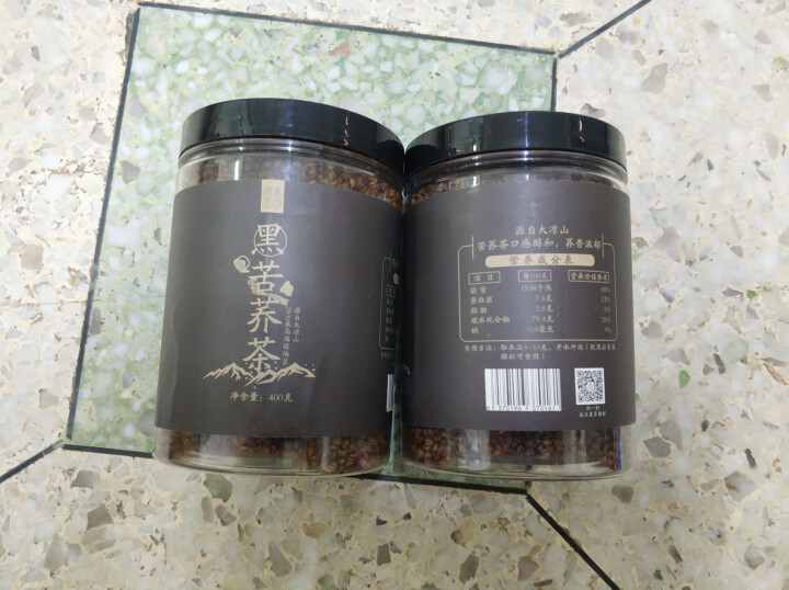 源本农品 2罐装 黑苦荞茶黄苦荞麦茶 四川大凉山特级特产大麦茶正品全胚芽大颗粒麦香茶 谷物养生茶 黑苦荞 2罐装 共800g怎么样，好用吗，口碑，心得，评价，试,第3张