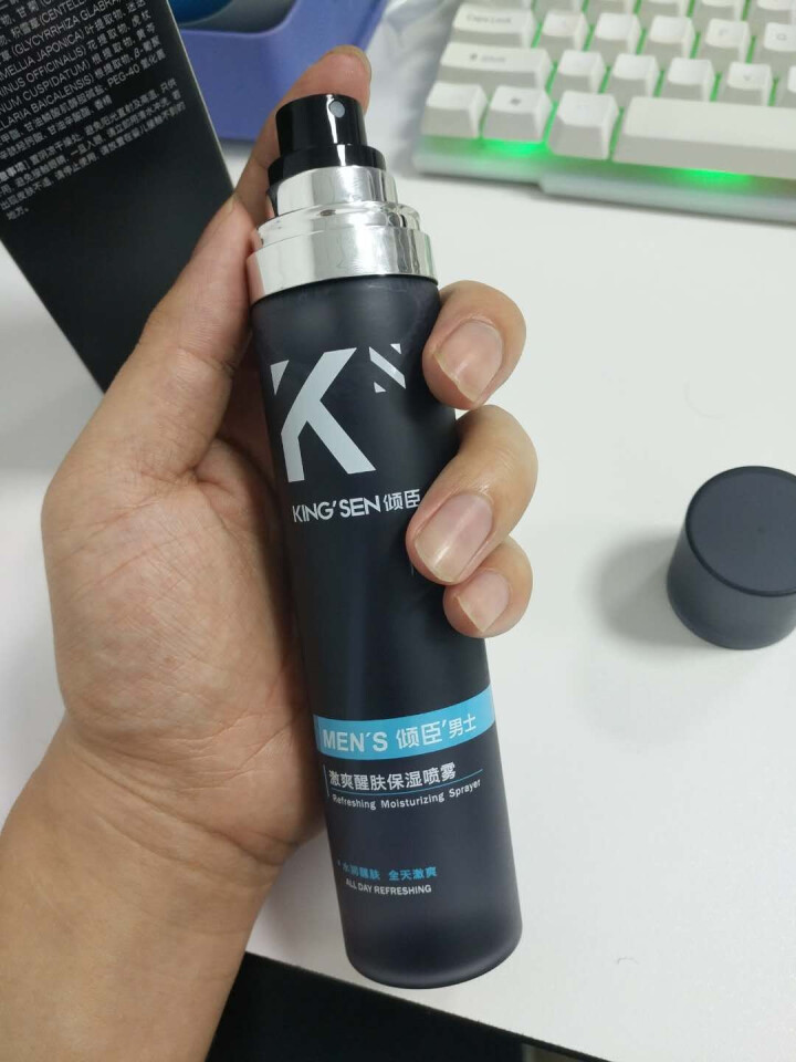 倾臣 男士激爽醒肤保湿喷雾120ml 补水控油 收缩毛孔爽肤水 舒缓镇静 便携全身可用 120ml喷雾怎么样，好用吗，口碑，心得，评价，试用报告,第5张