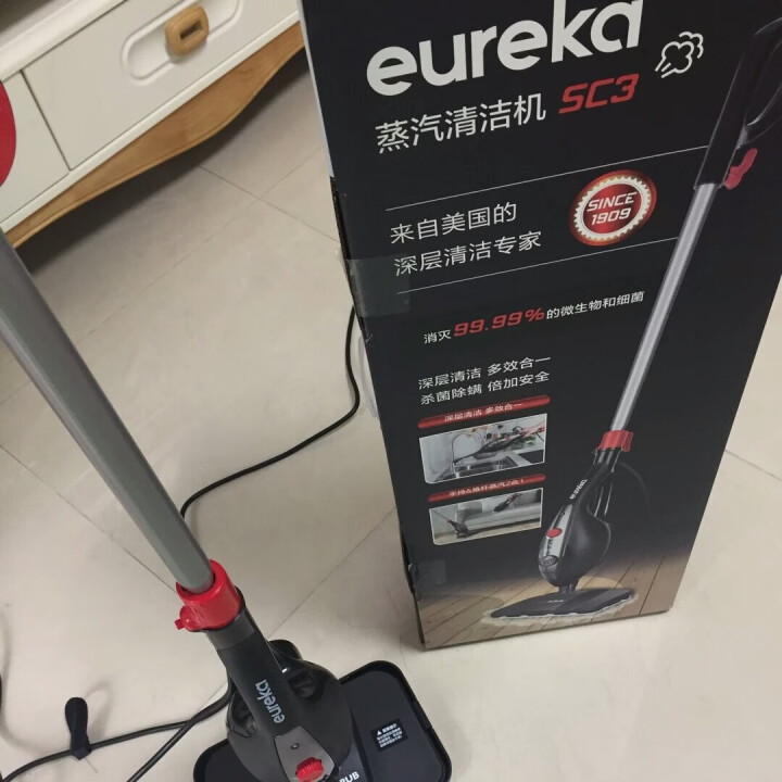 Eureka 蒸汽拖把 家用擦地拖地 手持多功能高温清洁机除螨杀菌  美国 eureka SC3怎么样，好用吗，口碑，心得，评价，试用报告,第6张