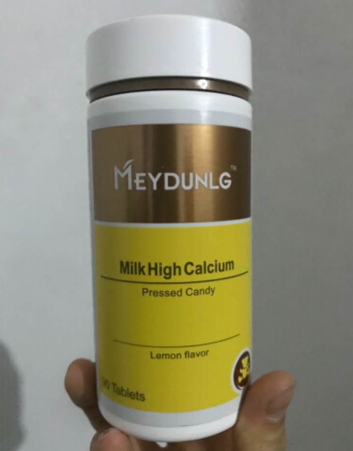 美敦力加（MEYDUNLG） 儿童钙片钙咀嚼片 乳钙 原装进口 多种口味可选 柠檬味2020年2月怎么样，好用吗，口碑，心得，评价，试用报告,第3张