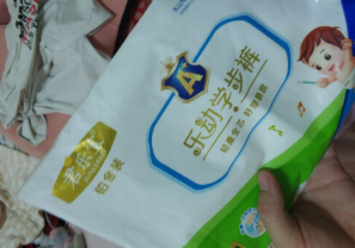 君乐宝铂金装拉拉裤6片体验试用装L XL XXL码婴儿超薄尿裤男女宝宝通用成长学步裤大号加大加加大号 L码6片（适用9,第2张