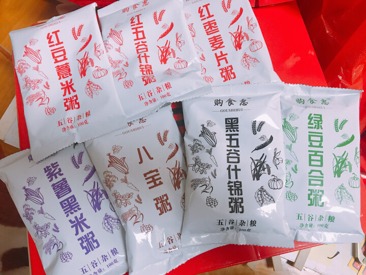 购食惠 五谷杂粮 粥米礼盒 1.4kg（粥米 粗粮 组合 杂粮 礼盒 八宝粥原料）怎么样，好用吗，口碑，心得，评价，试用报告,第4张